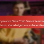 Cooperative Ghost Train Games: teamwork emphasis, shared objectives, collaborative fun