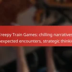 Creepy Train Games: chilling narratives, unexpected encounters, strategic thinking