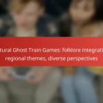 Cultural Ghost Train Games: folklore integration, regional themes, diverse perspectives