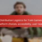Distribution Logistics for Train Games: platform choices, accessibility, user reach