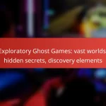 Exploratory Ghost Games: vast worlds, hidden secrets, discovery elements