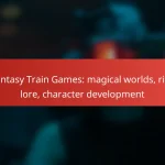 Fantasy Train Games: magical worlds, rich lore, character development