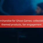 Merchandise for Ghost Games: collectibles, themed products, fan engagement