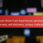 Solo Ghost Train Experiences: personal journeys, self-discovery, unique challenges
