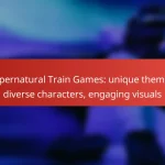 Supernatural Train Games: unique themes, diverse characters, engaging visuals