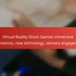 Virtual Reality Ghost Games: immersive experiences, new technology, sensory engagement